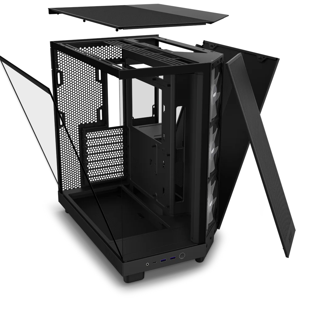 Корпус без блока питания NZXT H6 Flow RGB CC-H61FB-R1