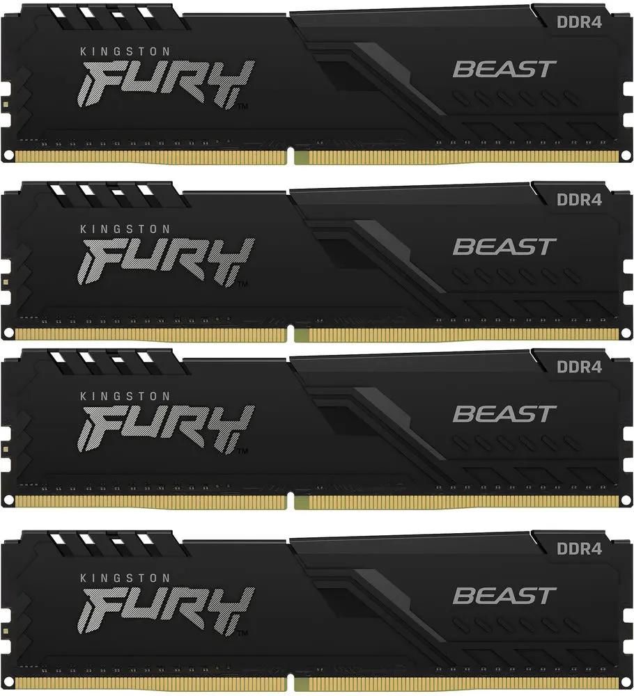 Память оперативная Kingston KF432C16BBK4/64